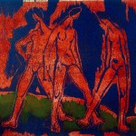 D-071: Atlantik City, 1977, 50x65cm, Holzschnitt auf weißem Papier