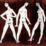 D-007: Drei Frauen, 1977, 49,8x57,2cm, Lithografie