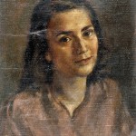 M-017: Frauenbildnis, 1945, 46x37cm, Öl auf Leinwand