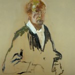 M-467: Selbstbildnis, 1989, 100x80cm, Öl auf Leinwand