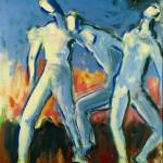 M-513: Ecce Homo, 1991, 110x90cm, Mischtechnik auf Leinwand