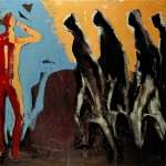 M-527: Fidelio, 1991, 60x80cm, Öl auf Leinwand