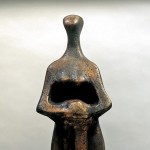 S-017: Jeanne d'Arc, 1970, H100xB36xT39cm, Kunststein